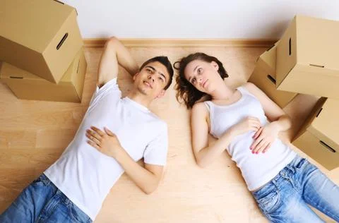 Moving day Stock Photos