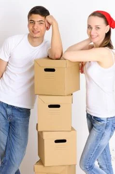 Moving day Stock Photos