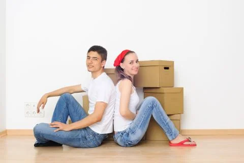 Moving day Stock Photos