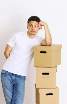 Moving day Stock Photos