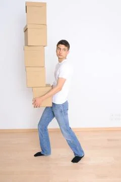 Moving day Stock Photos