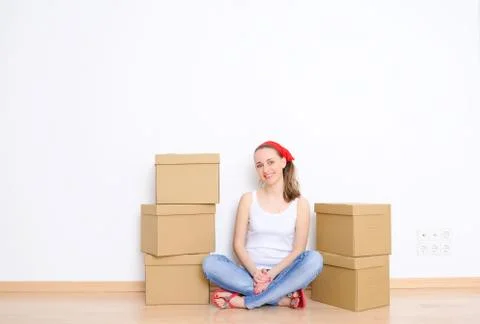 Moving day Stock Photos