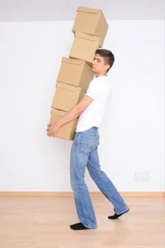 Moving day Stock Photos