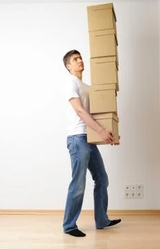 Moving day Foto stock