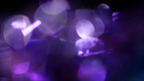 Moving, dazzling, Bright, Light, blue,  bokeh Vídeo Stock 319982350