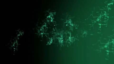 Moving digital grid with "Installing" text Video stock 106767848