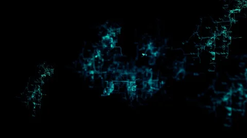 Moving digital network with "Success" text Stock-Footage 106765121