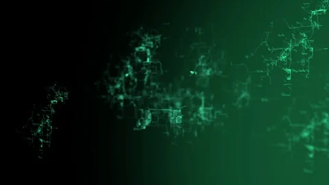 Moving digital network with "Success" text Stock Footage 106768882