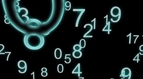 Moving digits motion graphics background. 스톡 동영상 27451187
