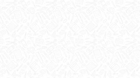 Moving doodle school supply background pattern animation for education video Stock Footage 246836841