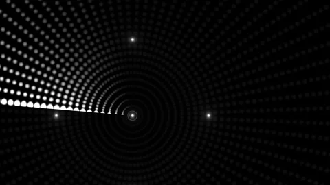 Moving dots create patterns on a dark background with Stock Footage 339324080