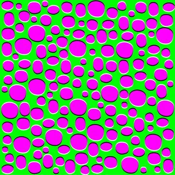 Moving dots, peripheral drift illusion, motion illusion イラスト素材