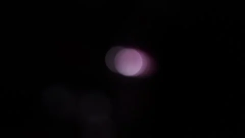 Moving the double bokeh light upwards 動画素材 318676448