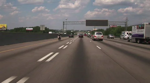 Moving on down the road Stock Footage 862833