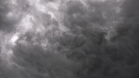 Moving Dramatic Clouds. 4K UHD Time-lapse. Stock Footage 241542836