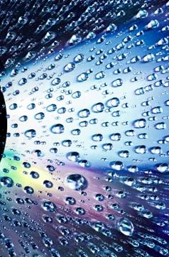 Moving drops Stock Photos