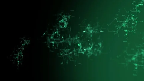 Moving electronic network with 'Cyber Monday - online sale' text Stock Footage 106769418