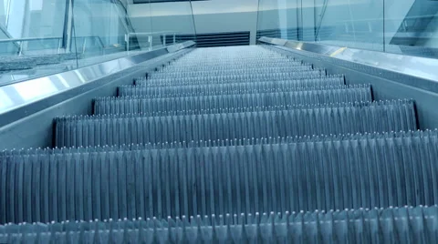 Moving up escalator Stock Footage 67817879