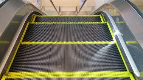Moving escalator Stock-Footage 168572057