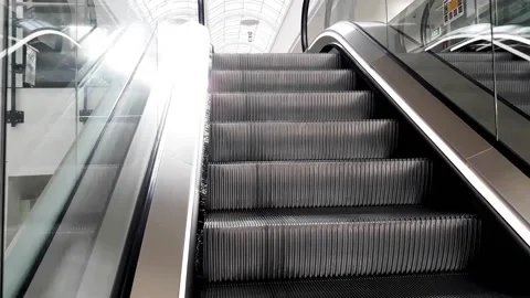Moving escalator - no people Stock Footage 152546813