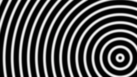 Moving Expanding Circles Concentric Mask Video stock 139738334