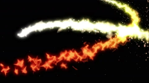 Moving fire line Stock Footage 50412410