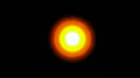Moving fireball in universe. Stock Footage 12136759