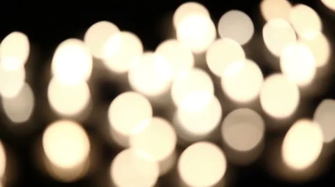 The moving flame on the small candles Stock Footage 61788579