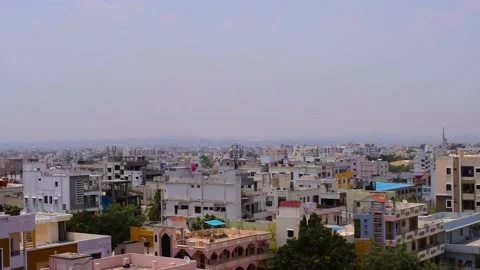 Moving forward direction in right to left of Landscape Buldings Video in Vana Stock Footage 154685235