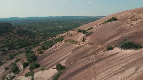 Moving Forward Dolly Tight Shot Of  Enchanted Rock, Fredericksburg, TX [4K] Stock-Footage 161487576
