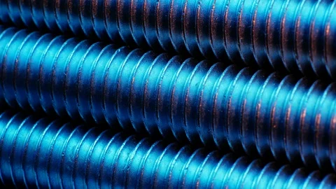 Moving forward, factory conveyor Stock Footage 123236207