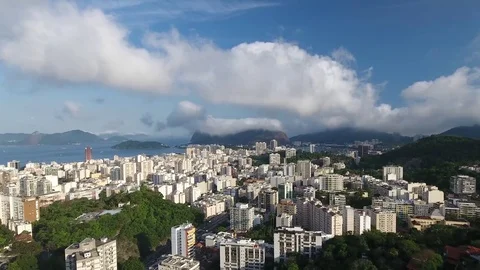 Moving forward towards the Sugar Loaf Stock Footage 81134847