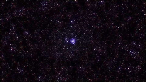 Moving Forward Under a Starry Sky Stock Footage 327528424