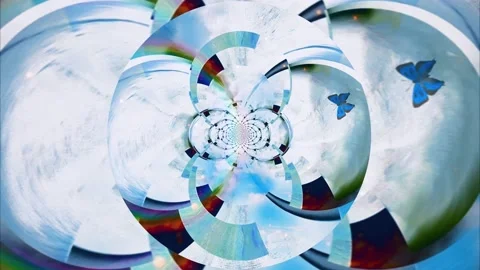 Moving fractal. Digital abstract composition Stock Footage 239440932