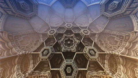 Moving fractals Stock Footage 124077796