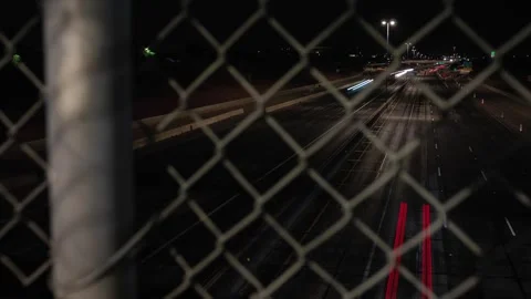 Moving Freeway Time lapse Video stock 274867469
