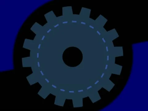 Moving gears Particles 库存影片 22169586