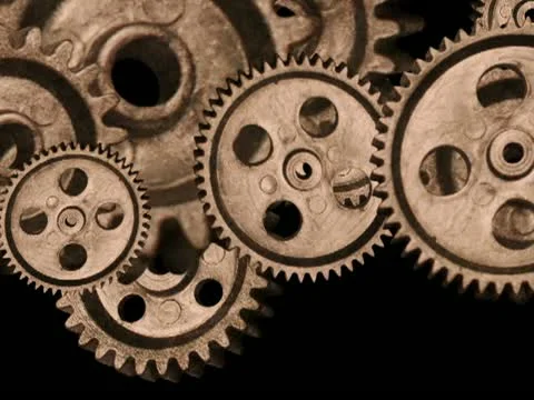 Moving gears Particles 库存影片 22171929