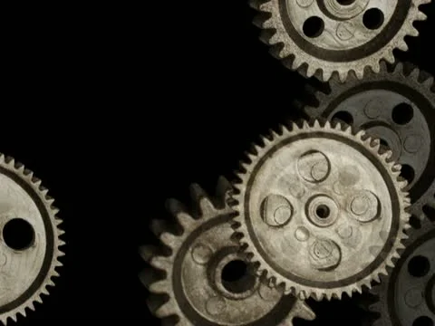 Moving gears Particles 库存影片 22172091