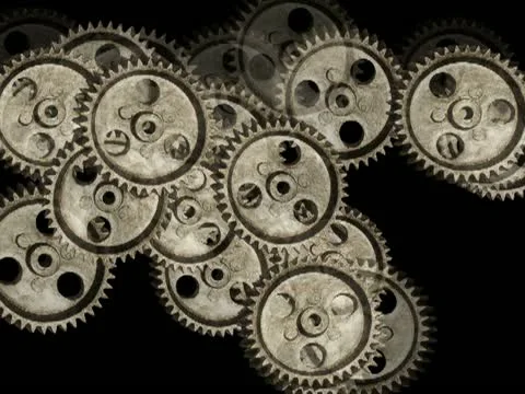 Moving gears Particles 動画素材 22172322