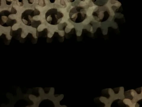 Moving gears Particles 库存影片 22172429