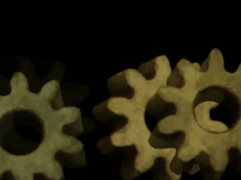 Moving gears Particles 库存影片 22172451