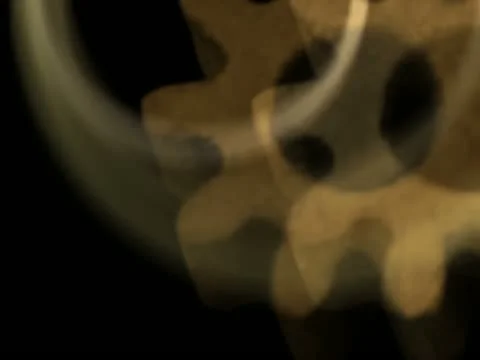 Moving gears Particles 库存影片 22172472