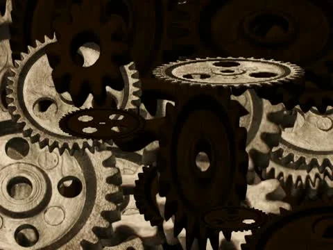 Moving gears Particles 動画素材 22172827