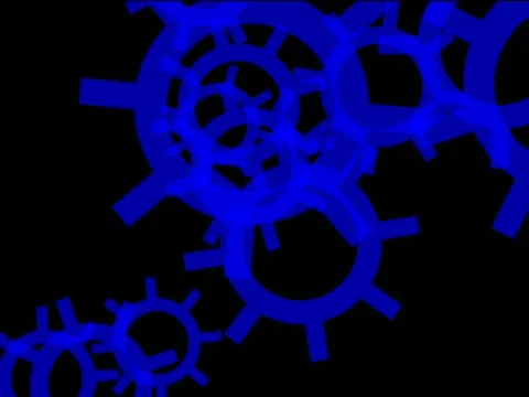 Moving gears Particles 库存影片 22172916