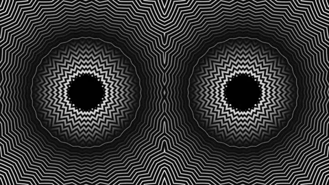 Moving geometric and symmetrical illusion Stock Footage 184001015