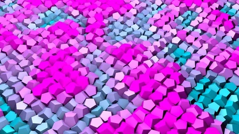 Moving Geometric background Stock Footage 121128459