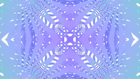 Moving geometric pattern with kaleidoscopic lines. Design. Geometric pattern Stock Footage 250855676