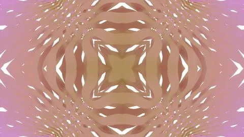 Moving geometric pattern with kaleidoscopic lines. Design. Geometric pattern 库存插图