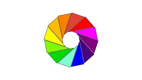 Moving geometric shapes-F-74 Stock Footage